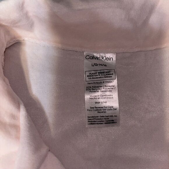 Calvin Klein 3 Piece Pajama Set Women’s Size Large - Picture 8 of 14